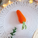Marchewka szydełkowa z odczepianą natką | Montessori | Handmade