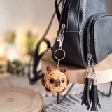 Brelok Kapibara Handmade Pluszowa Amigurumi 14 cm do Plecaka Kluczy