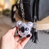 Brelok Koala Handmade Pluszowa Amigurumi 14 cm do Plecaka Kluczy