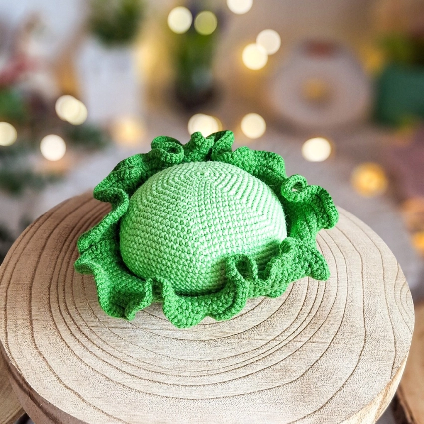 Zestaw warzyw Montessori szydełkowy Handmade 4 sztuki
