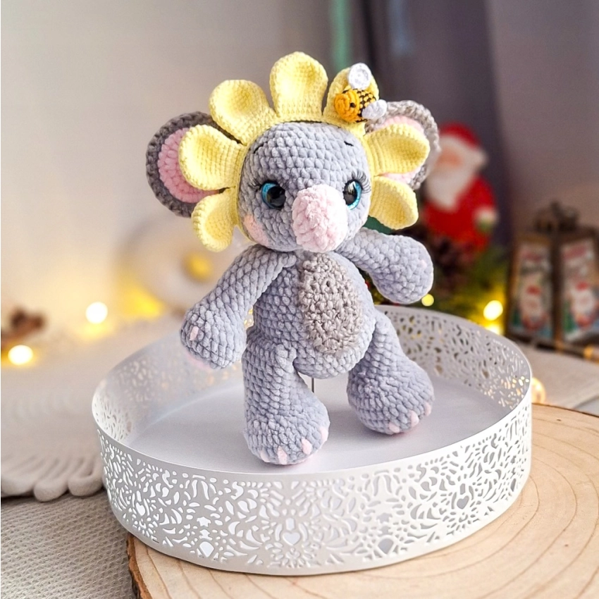Koala handmade 24 cm pluszowa maskotka z pszczółką prezent